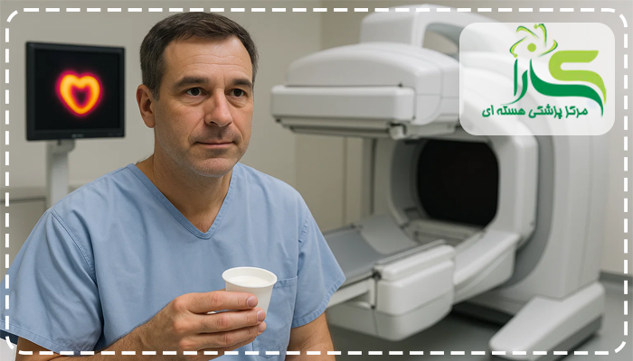 مصرف خامه در اسکن هسته ای قلب