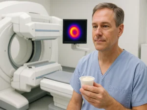 مصرف خامه قبل از اسکن هسته ای قلب